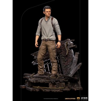 IRON STUDIOS UNCHARTED NATHAN DRAKE BDS ART SCALE DELUXE 1/10 STATUE FIGURE