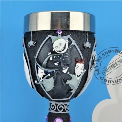 ENESCO NIGHTMARE BEFORE CHRISTMAS GOBLET RESIN