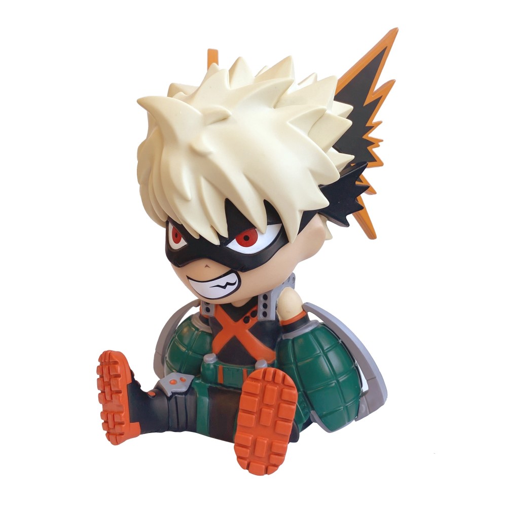 MY HERO ACADEMIA KATSUKI BAKUGO COIN BANK SALVADANAIO PLASTOY