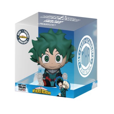 MY HERO ACADEMIA IZUKU MIDORIYA DEKU COIN BANK SALVADANAIO PLASTOY