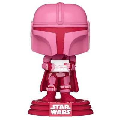 FUNKO FUNKO POP! VALENTINE STAR WARS THE MANDALORIAN BOBBLE HEAD KNOCKER FIGURE