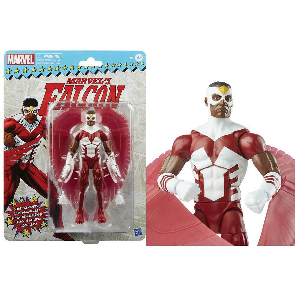 HASBRO MARVEL LEGENDS RETRO COLLECTION FALCON ACTION FIGURE