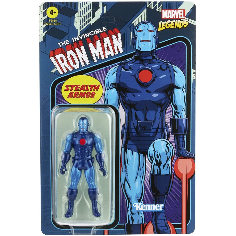 HASBRO MARVEL LEGENDS RETRO COLLECTION STEALTH SUIT IRON MAN ACTION FIGURE