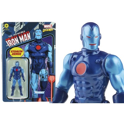 HASBRO MARVEL LEGENDS RETRO COLLECTION STEALTH SUIT IRON MAN ACTION FIGURE
