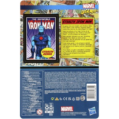 HASBRO MARVEL LEGENDS RETRO COLLECTION STEALTH SUIT IRON MAN ACTION FIGURE