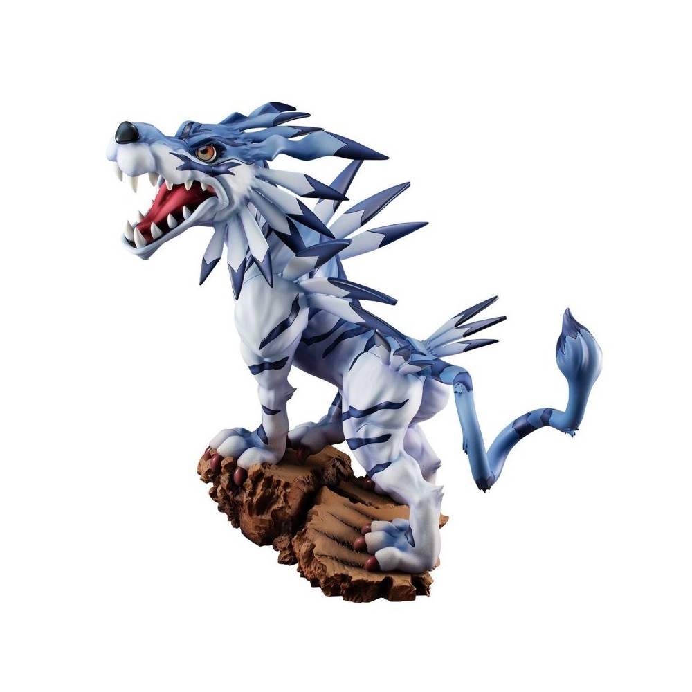 DIGIMON ADVENTURE GARURUMON BATTLE GEM STATUA FIGURE MEGAHOUSE