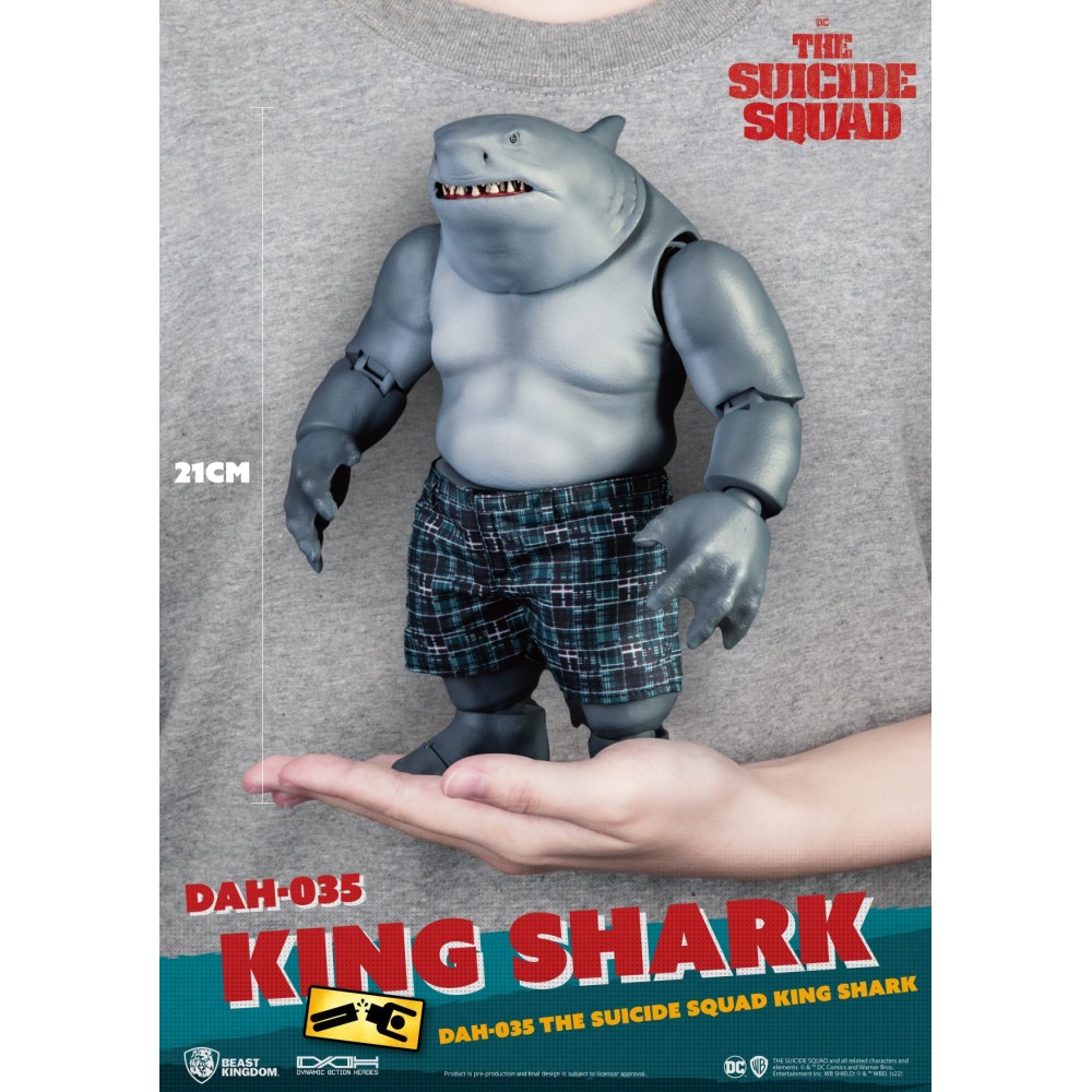 THE SUICIDE SQUAD KING SHARK DAH-035 ACTION FIGURE BEAST KINGDOM
