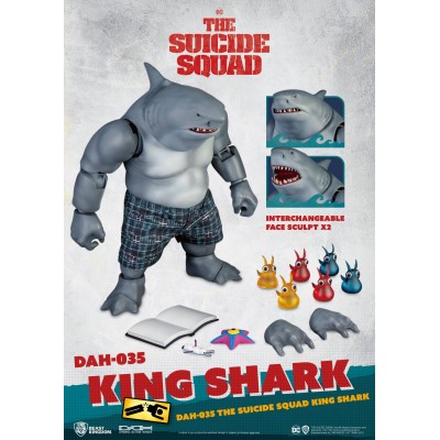 THE SUICIDE SQUAD KING SHARK DAH-035 ACTION FIGURE BEAST KINGDOM