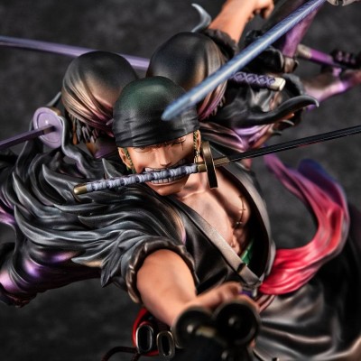 MEGAHOUSE ONE PIECE EXCELLENT MODEL P.O.P. ZORO DEMON SPIRIT ASURA STATUE FIGURE