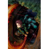 GOOD SMILE COMPANY DEMON SLAYER TANJIRO KAMADO HINOKAMI KAGURA DANCE 36CM STATUE FIGURE