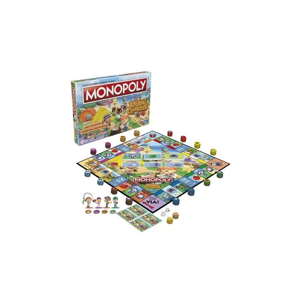 HASBRO MONOPOLY ANIMAL CROSSING - ITALIAN