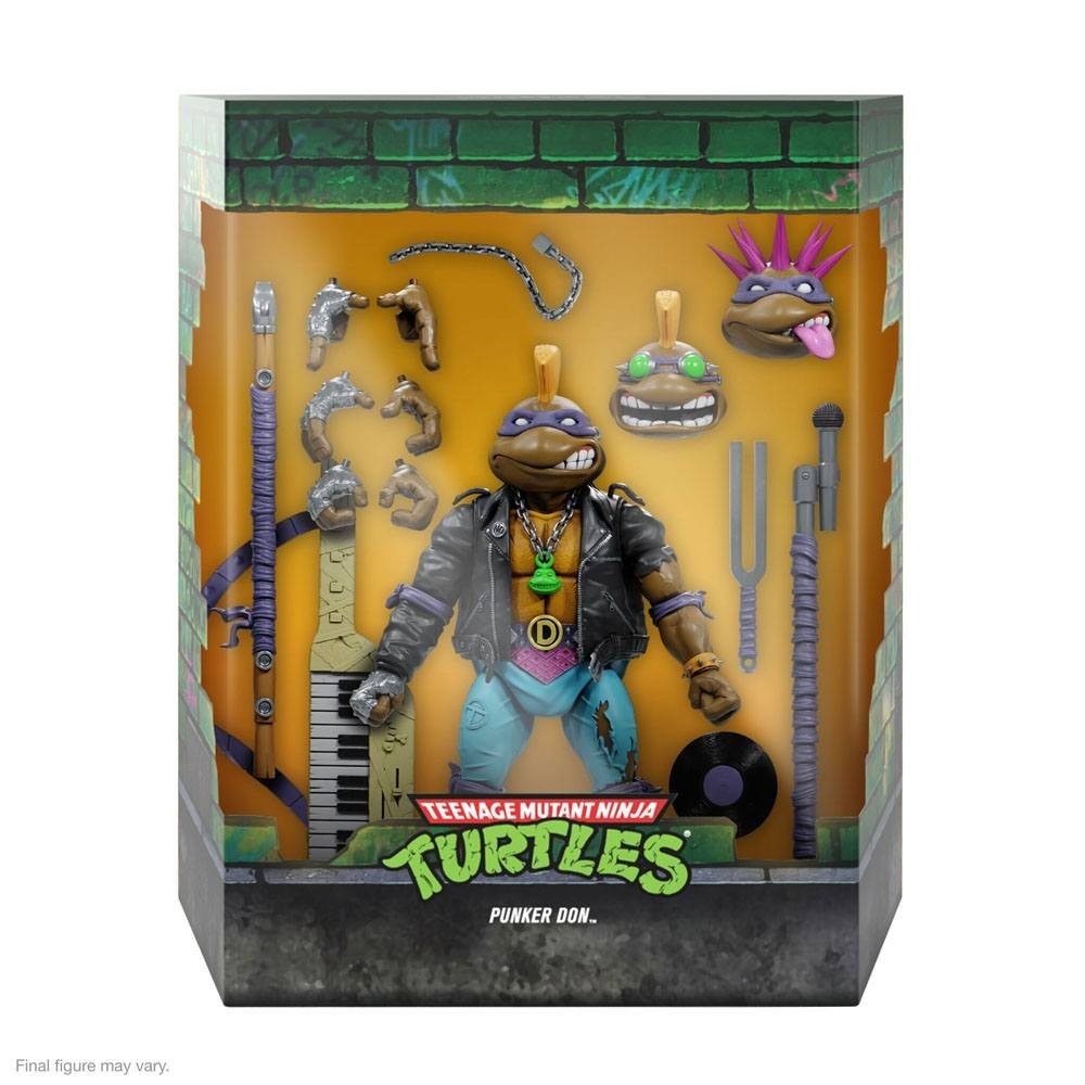 SUPER7 TEENAGE MUTANT NINJA TURTLES ULTIMATES PUNKER DONATELLO ACTION FIGURE