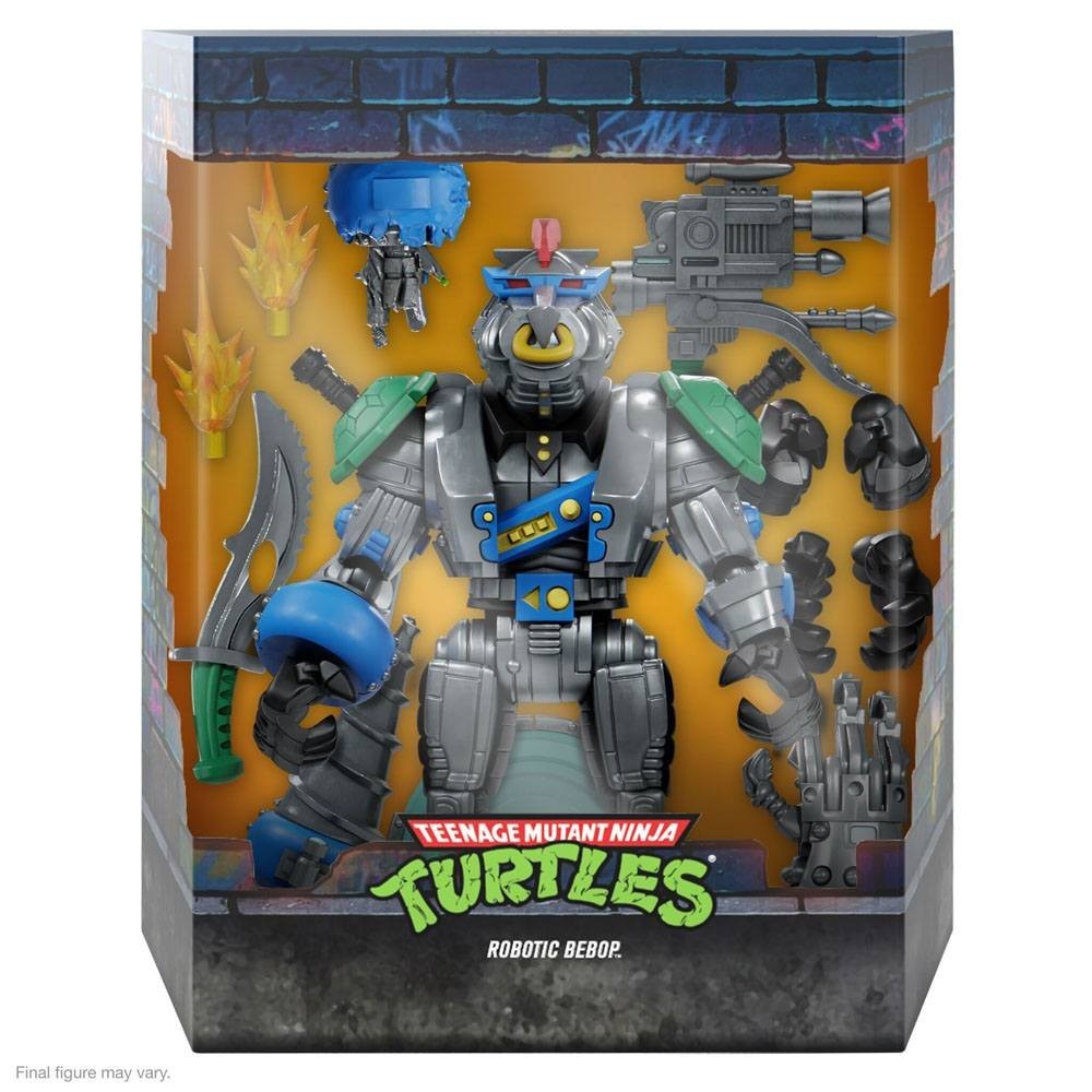 SUPER7 TEENAGE MUTANT NINJA TURTLES ULTIMATES ROBOTIC BEBOP ACTION FIGURE