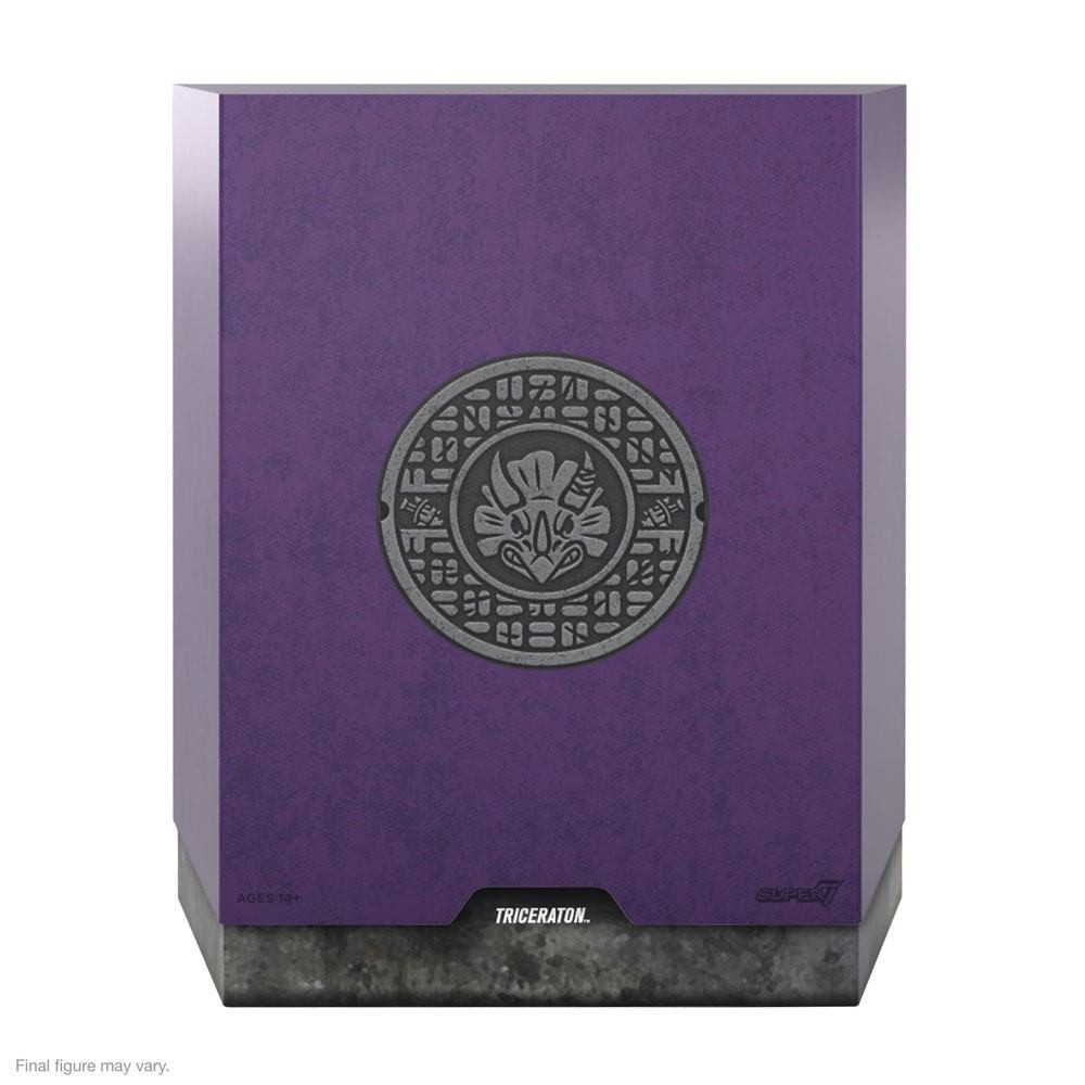 SUPER7 TEENAGE MUTANT NINJA TURTLES ULTIMATES TRICERATON ACTION FIGURE