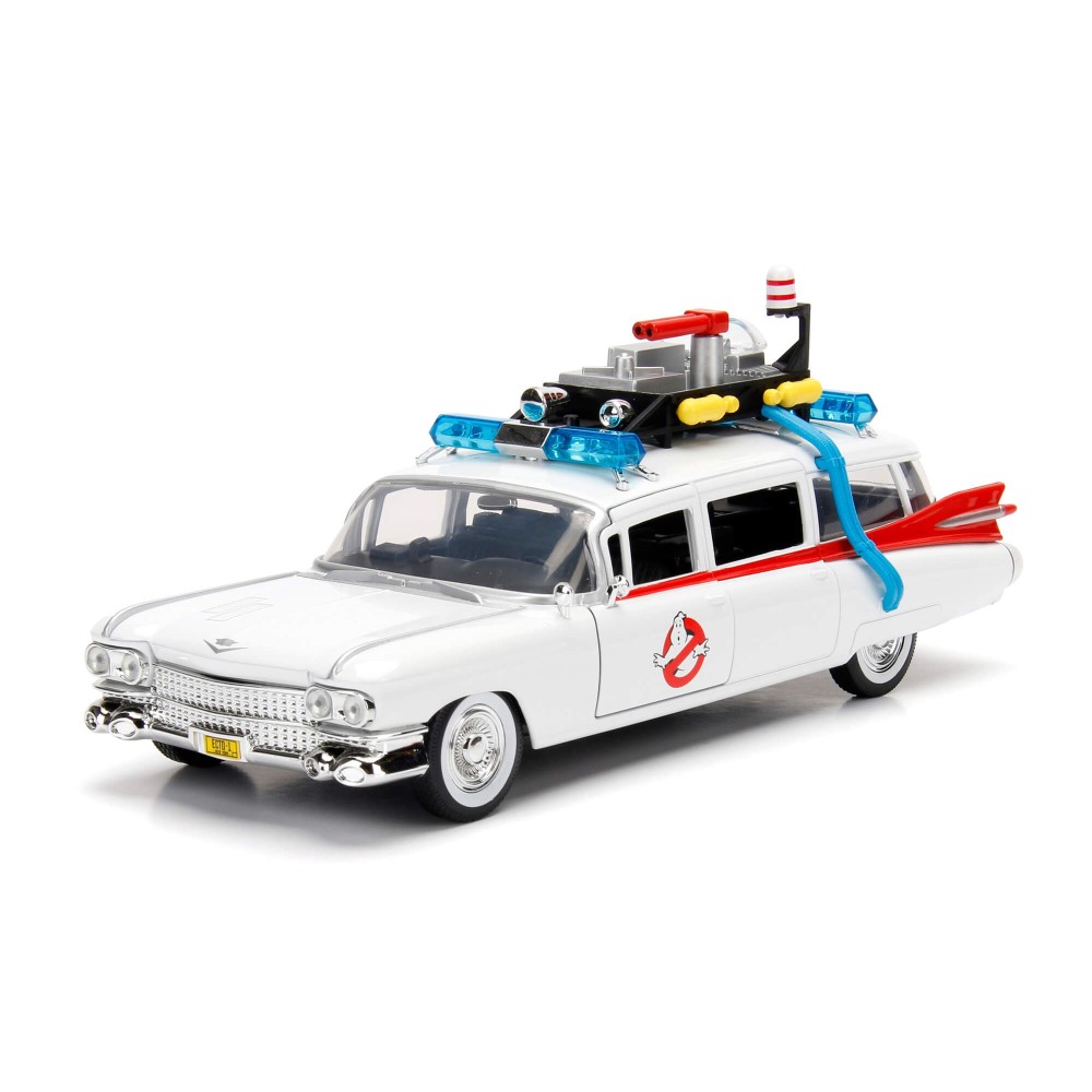 JADA TOYS GHOSTBUSTERS ECTO-1 1/24 DIECAST MODEL FIGURE