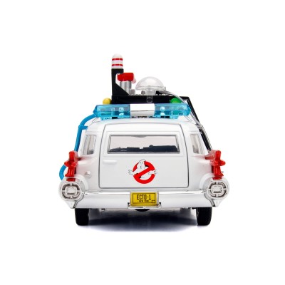 JADA TOYS GHOSTBUSTERS ECTO-1 1/24 DIECAST MODEL FIGURE