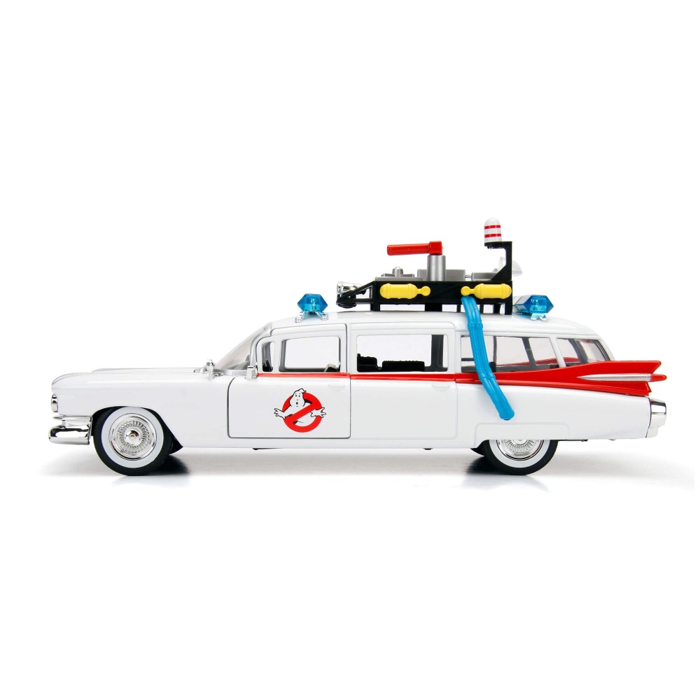 JADA TOYS GHOSTBUSTERS ECTO-1 1/24 DIECAST MODEL FIGURE