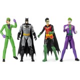 BATMAN ROBIN THE JOKER THE RIDDLER 30CM ACTION FIGURES SPIN MASTER