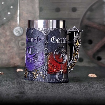 THE WITCHER TRINITY TANKARD BOCCALE RESINA NEMESIS NOW