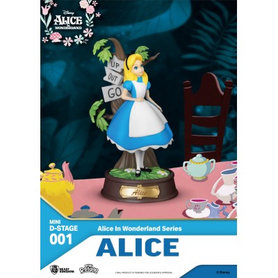MINI D-STAGE ALICE IN WONDERLAND STATUA FIGURE BEAST KINGDOM