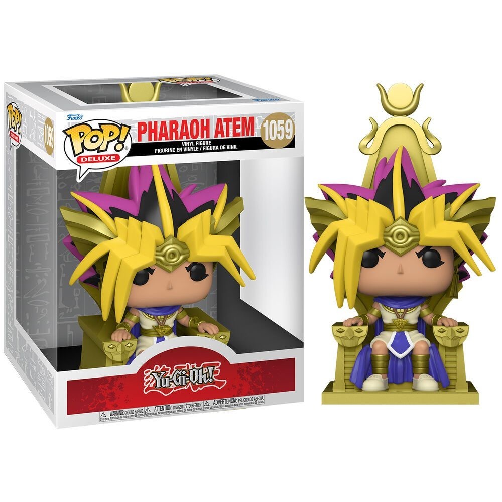 FUNKO FUNKO POP! YU-GI-OH! PHARAOH ATEM DELUXE BOBBLE HEAD KNOCKER FIGURE