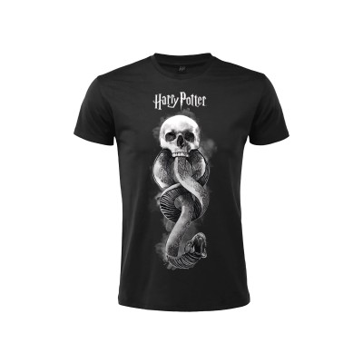 MAGLIA T SHIRT HARRY POTTER TESCHIO VOLDEMORT