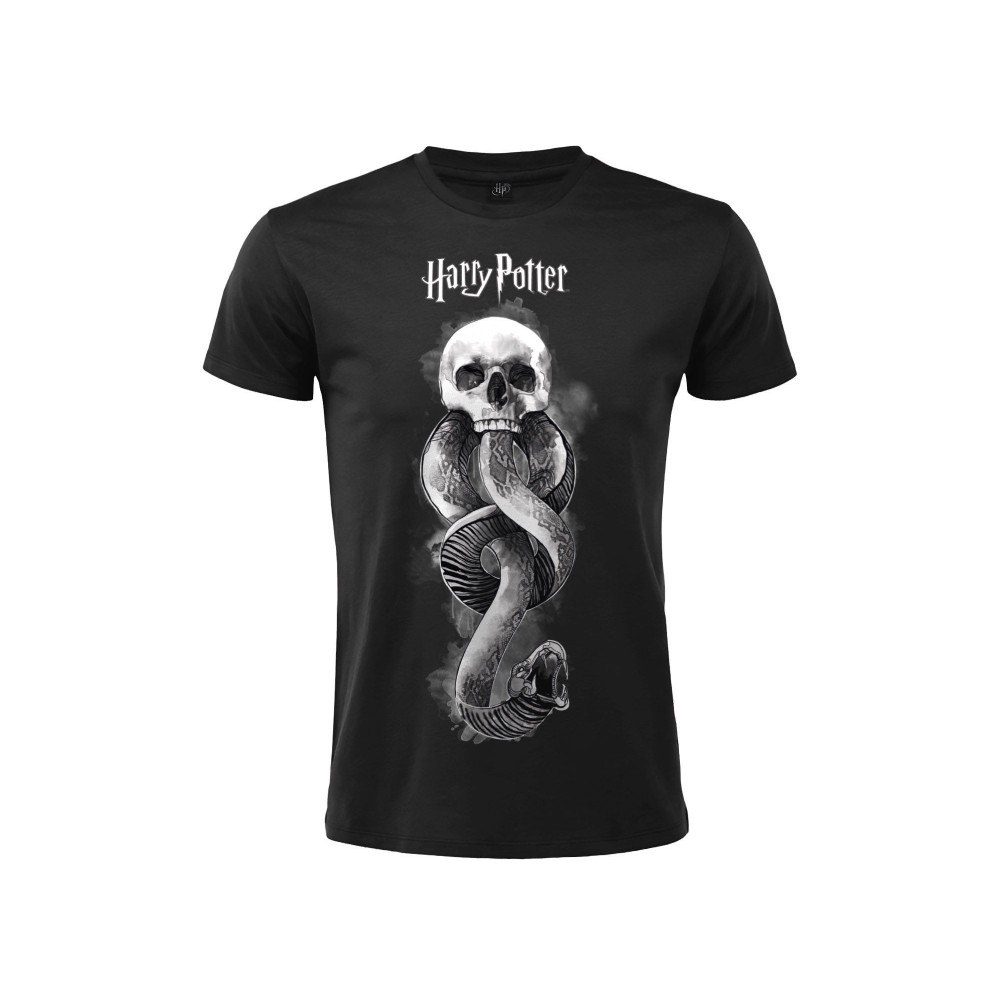 MAGLIA T SHIRT HARRY POTTER TESCHIO VOLDEMORT