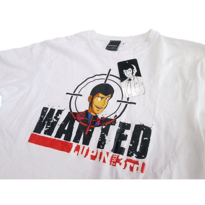T SHIRT LUPIN THE THIRD WANTED