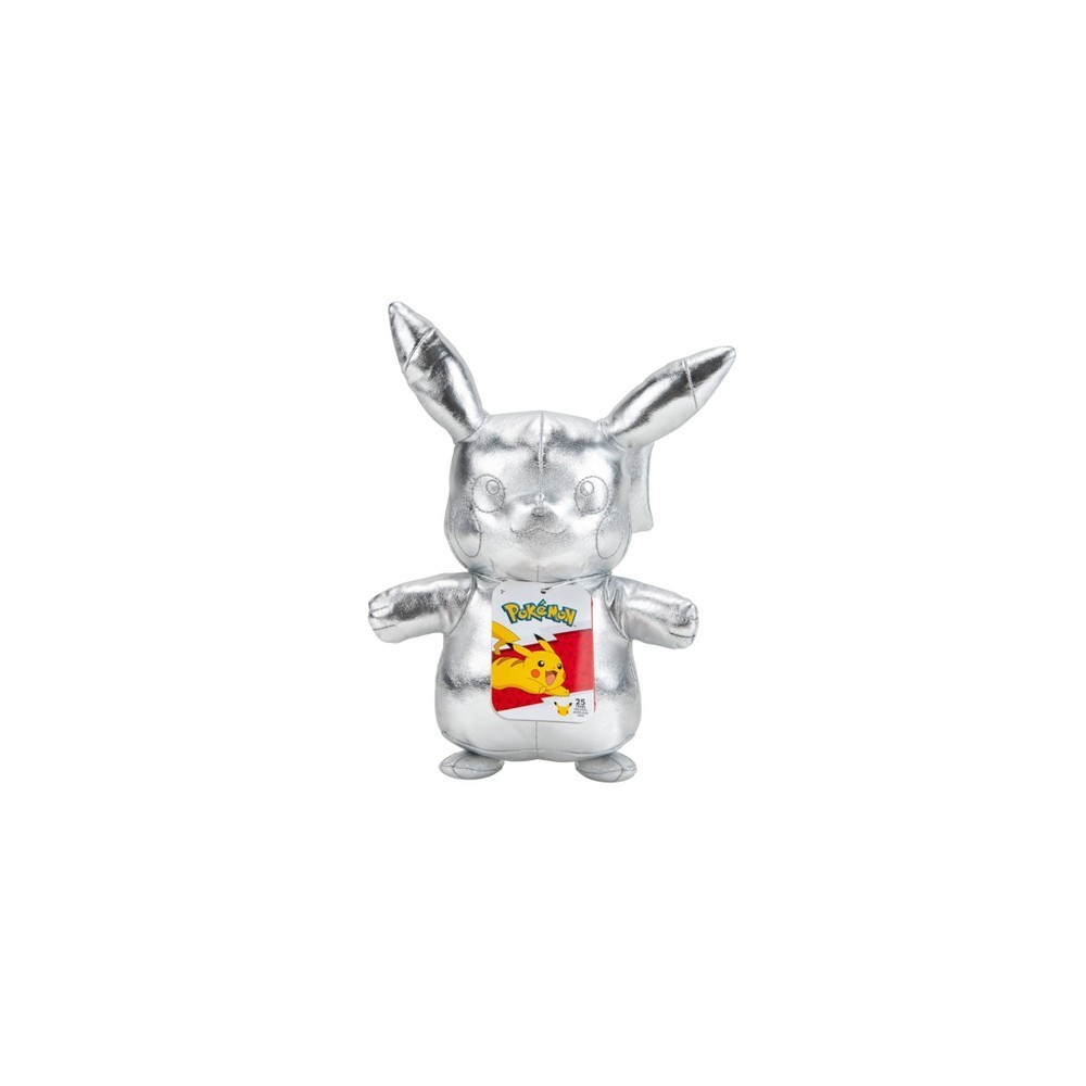 BOTI POKEMON PIKACHU SILVER VERSION 20CM PLUSH FIGURE