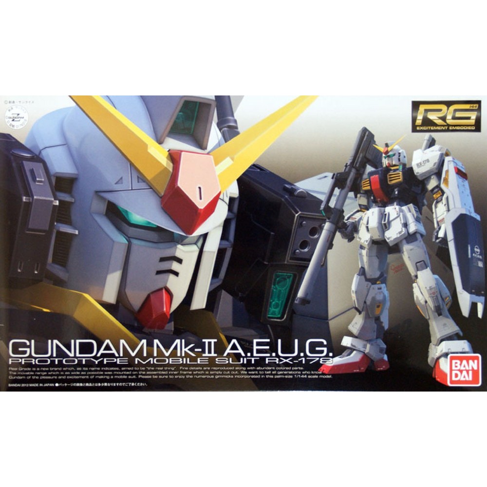 BANDAI REAL GRADE RG GUNDAM RX-178 MARK II AEUG 1/144 MODEL KIT FIGURE