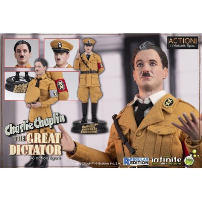 CHARLIE CHAPLIN THE GREAT DICTATOR REGULAR COLLECTIBLE ACTION FIGURE INFINITE STATUE