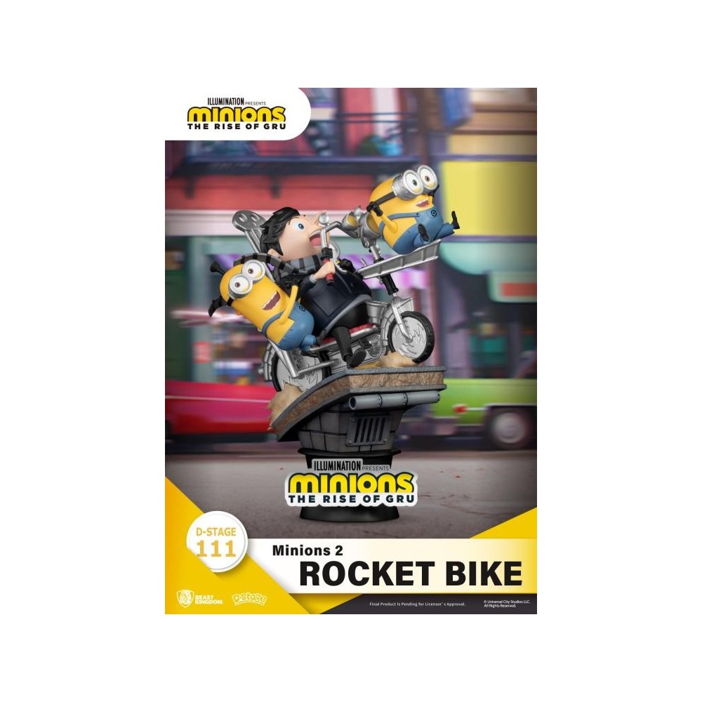 D-STAGE MINIONS 2 ROCKET BIKE STATUA FIGURE DIORAMA BEAST KINGDOM