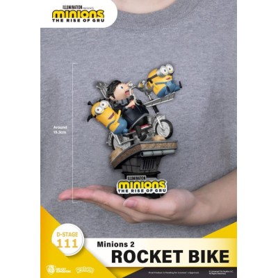 D-STAGE MINIONS 2 ROCKET BIKE STATUA FIGURE DIORAMA BEAST KINGDOM