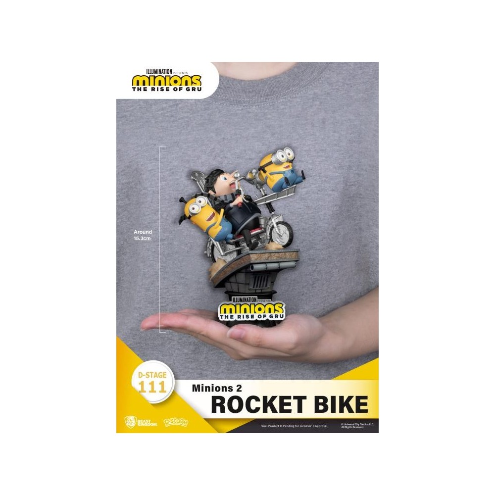 D-STAGE MINIONS 2 ROCKET BIKE STATUA FIGURE DIORAMA BEAST KINGDOM
