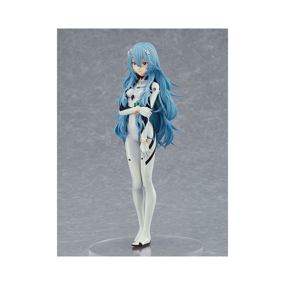 GOOD SMILE COMPANY EVANGELION REI AYANAMI LONG HAIR POP UP PARADE STATUE FIGURE