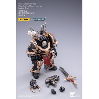 WARHAMMER 40K BLACK LEGION CHAOS TERMINATOR BROTHER GNARL ACTION FIGURE JOY TOY (CN)