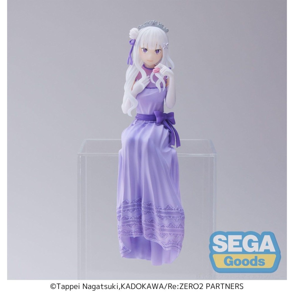 RE:ZERO EMILIA PARTY PERCHING SPM STATUA FIGURE SEGA GOODS