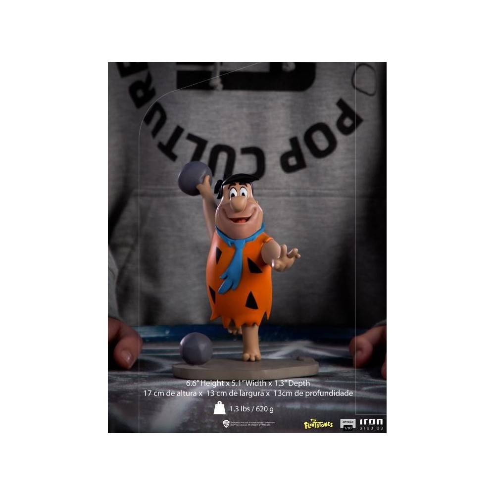 IRON STUDIOS THE FLINTSTONES - FRED FLINTSTONE BDS ART SCALE 1/10 STATUE FIGURE