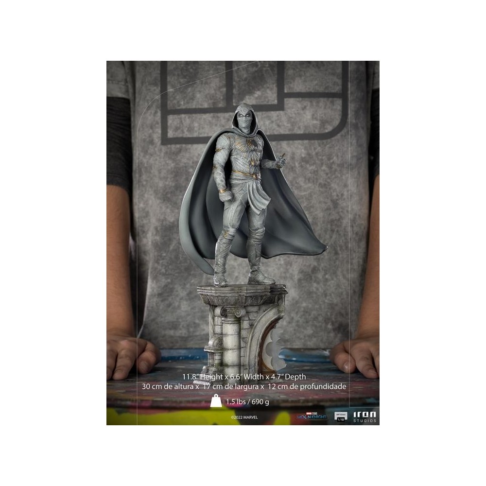 IRON STUDIOS MARVEL MOON KNIGHT ART SCALE 1/10 STATUE FIGURE