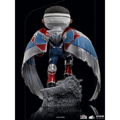 CAPTAIN AMERICA FALCON SAM WILSON MINICO FIGURE STATUA IRON STUDIOS