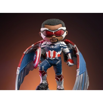 IRON STUDIOS CAPTAIN AMERICA FALCON SAM WILSON MINICO FIGURE STATUE