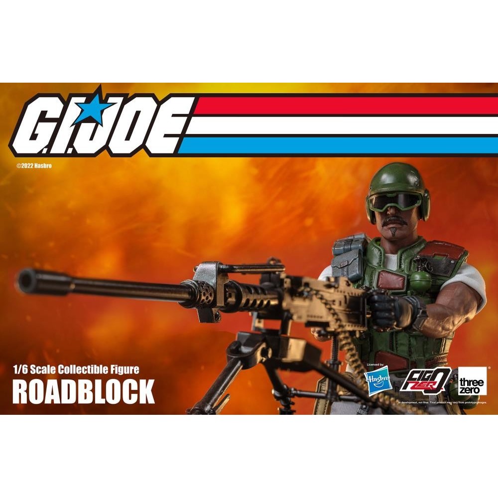 G.I. JOE ROADBLOCK 1/6 COLLECTIBLE ACTION FIGURE THREEZERO