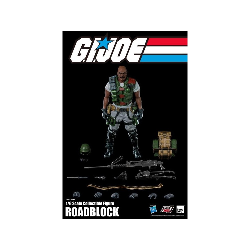 G.I. JOE ROADBLOCK 1/6 COLLECTIBLE ACTION FIGURE THREEZERO