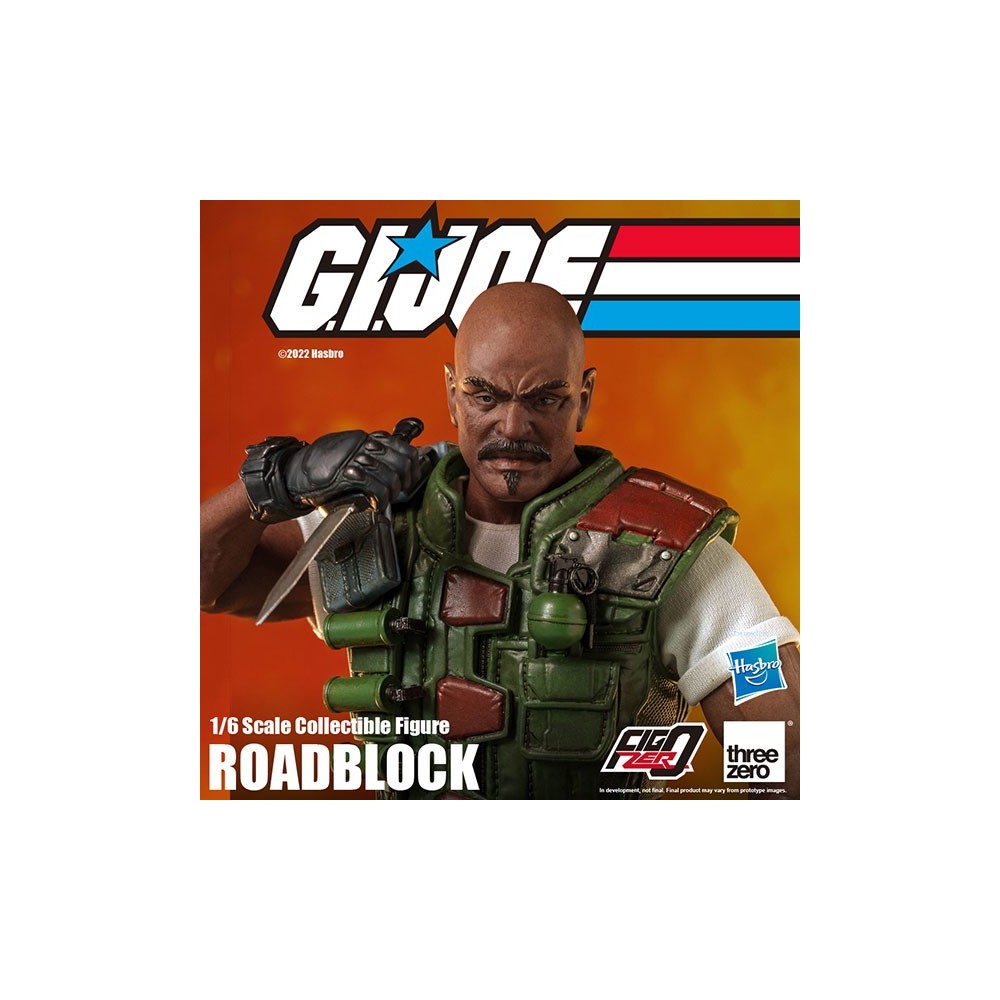 G.I. JOE ROADBLOCK 1/6 COLLECTIBLE ACTION FIGURE THREEZERO