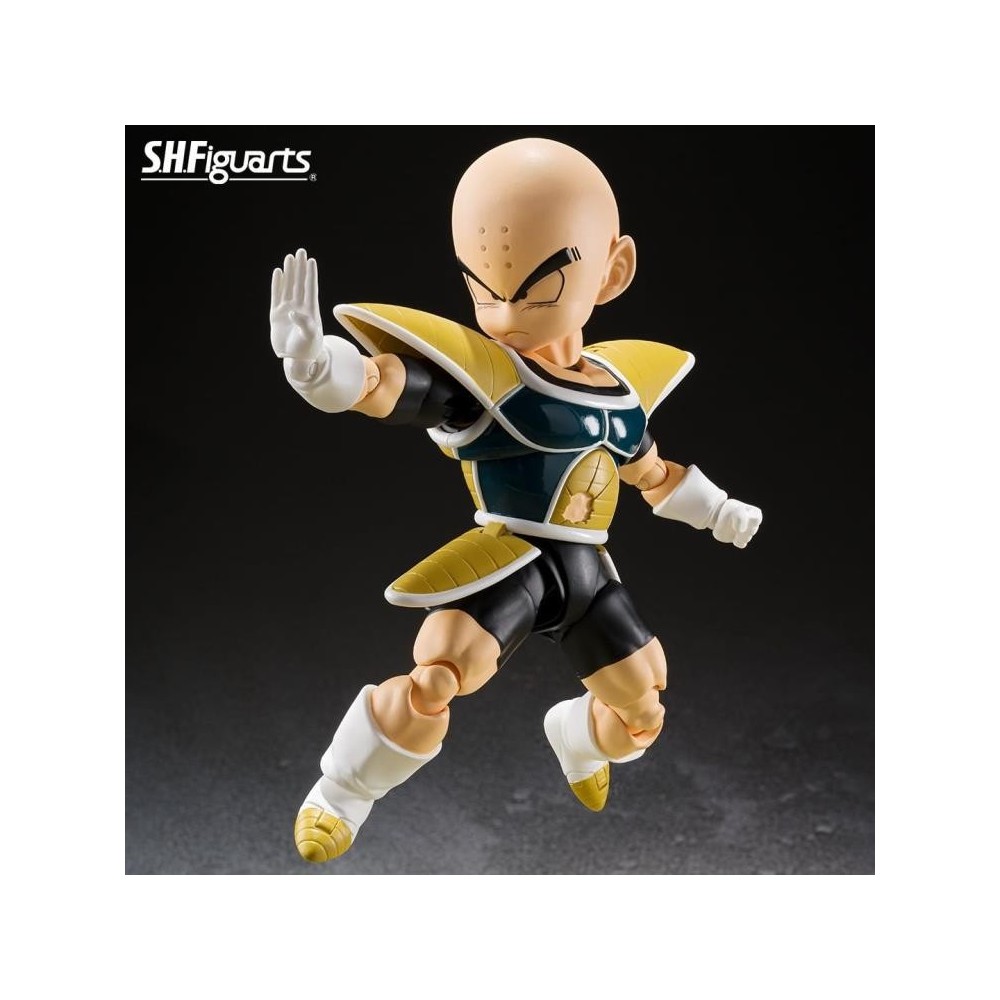 DRAGON BALL Z KRILLIN BATTLE ARMOR S.H. FIGUARTS ACTION FIGURE BANDAI