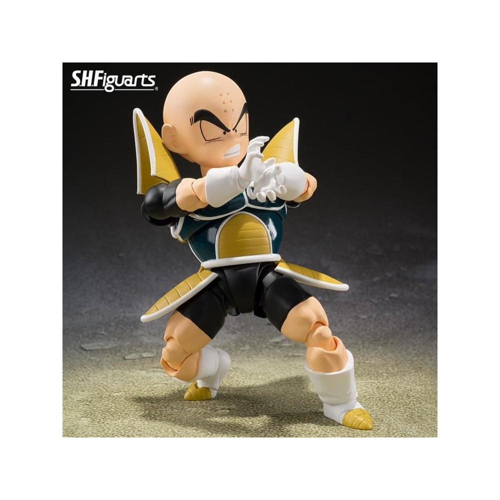 DRAGON BALL Z KRILLIN BATTLE ARMOR S.H. FIGUARTS ACTION FIGURE BANDAI