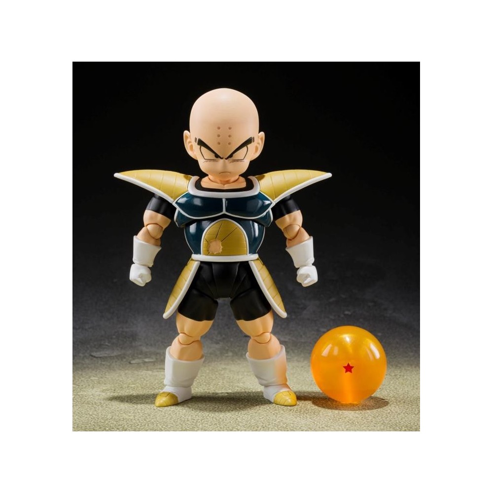 DRAGON BALL Z KRILLIN BATTLE ARMOR S.H. FIGUARTS ACTION FIGURE BANDAI