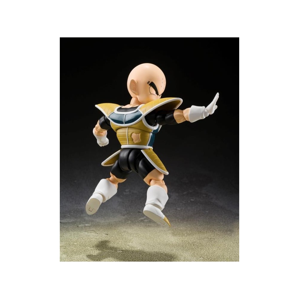 DRAGON BALL Z KRILLIN BATTLE ARMOR S.H. FIGUARTS ACTION FIGURE BANDAI