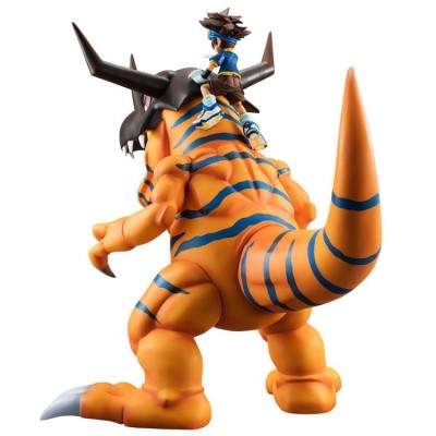 DIGIMON ADVENTURE GREYMON AND TAICHI GEM STATUA 25CM FIGURE MEGAHOUSE
