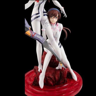 EVANGELION 3.0 + 1.0 THRICE UPON A TIME ASUKA AND MARI GEM STATUA FIGURE MEGAHOUSE